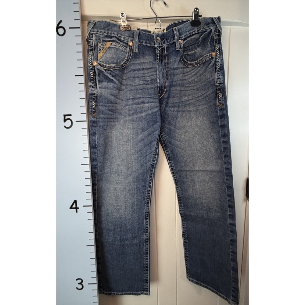 Ariat M5 Jeans Mens 38/32 Fargo Stillwater Wash Straight Leg New